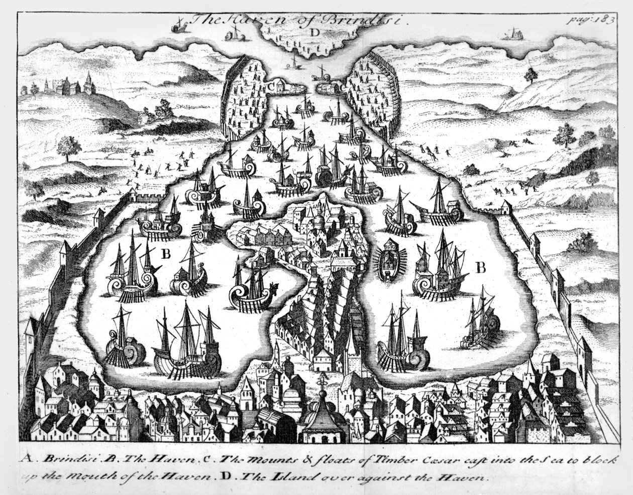 De Haven van Brindisi, illustratie bij 