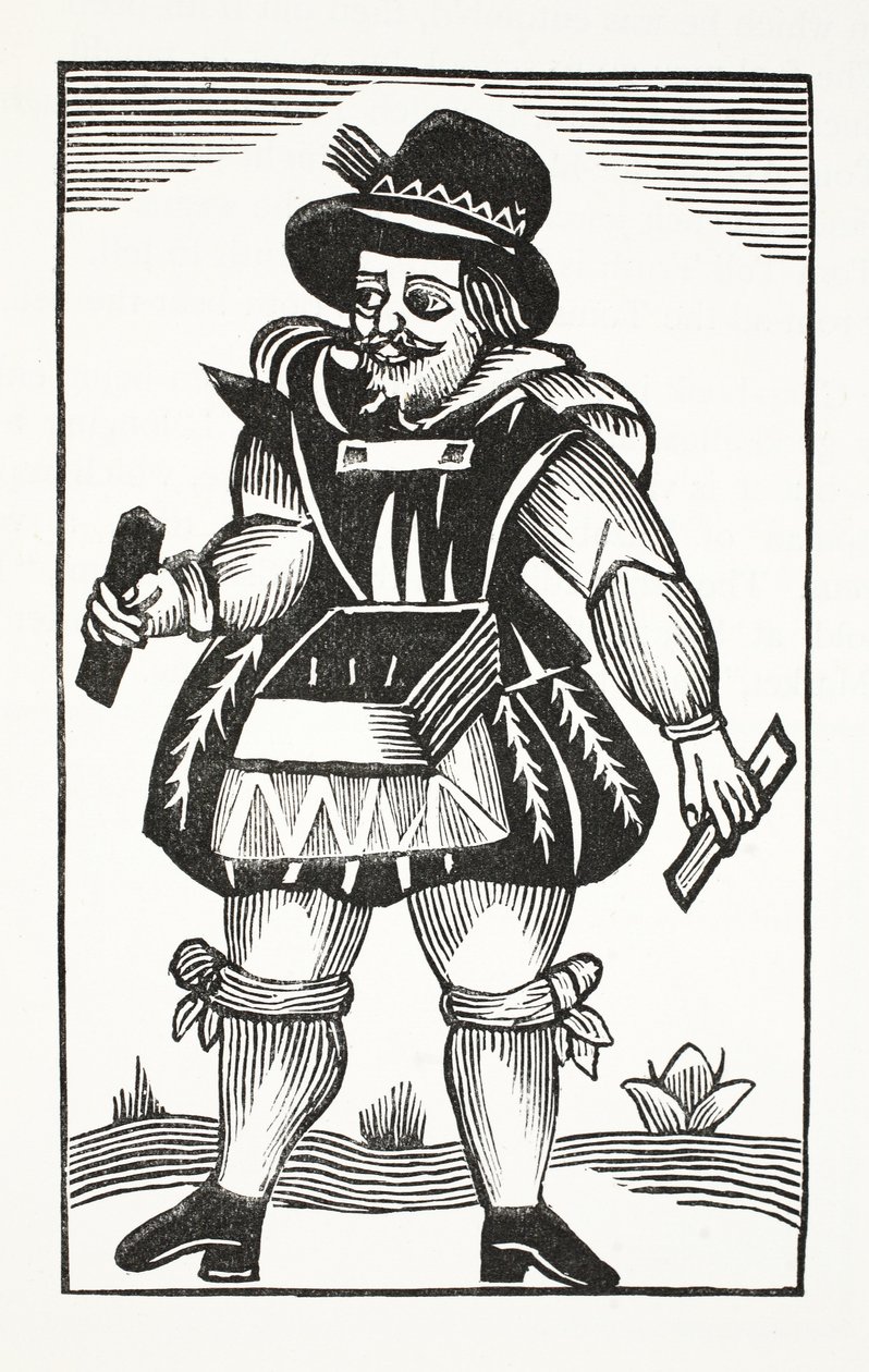 De Geschiedenis van Tom Long de Vervoerder, illustratie uit Chap-books van de Achttiende Eeuw door John Ashton, uitgegeven 1882 door English School