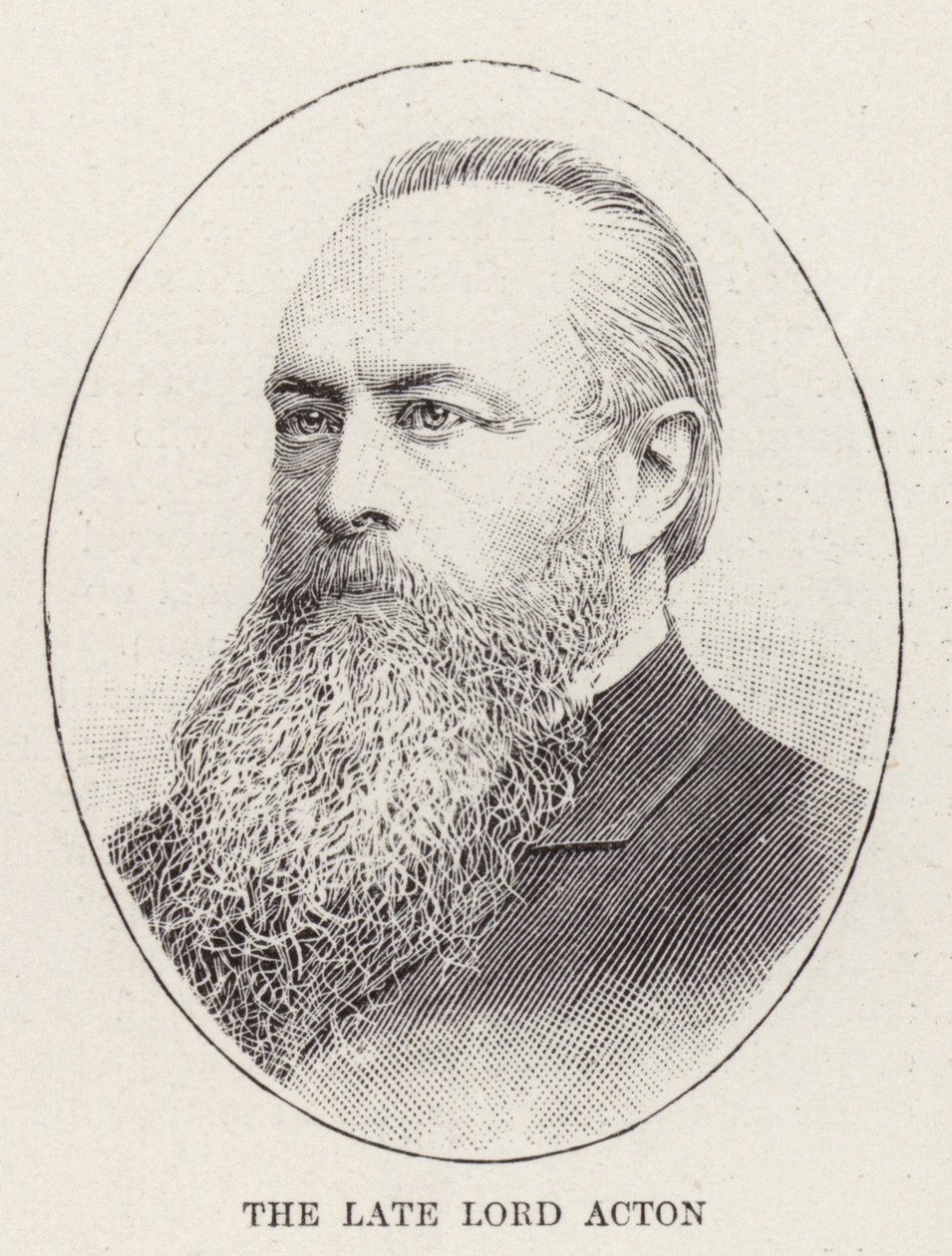 De overleden Lord Acton (gravure) door English School