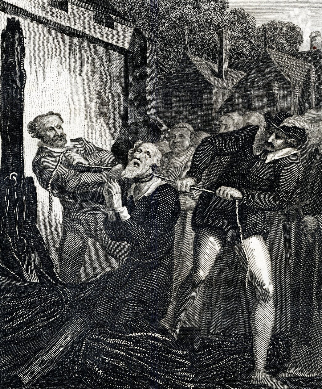 Het martelaarschap van William Tyndale door English School