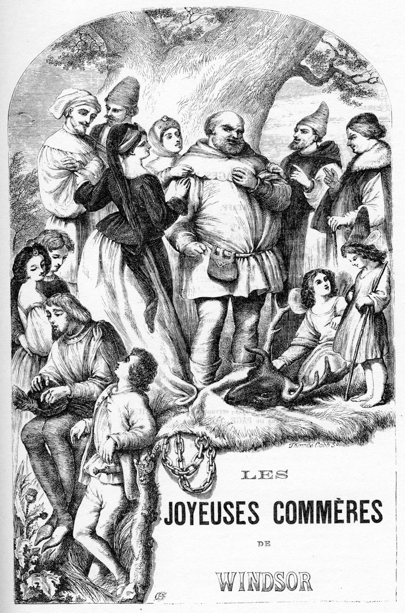 De Vrolijke Vrouwen van Windsor - Les Joyeuses Commeres de Windsor - Illustratie in 