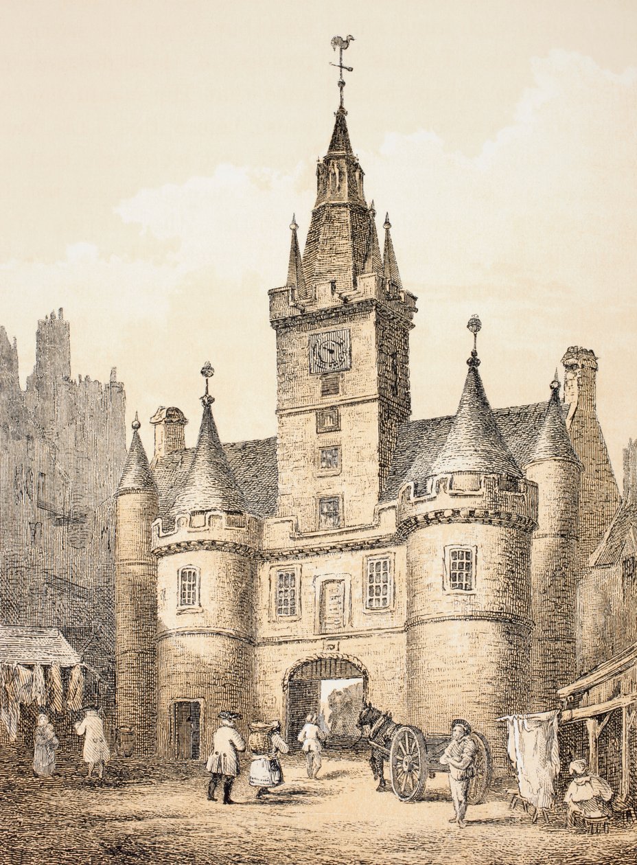 De Netherbow Port, Edinburgh, uit 