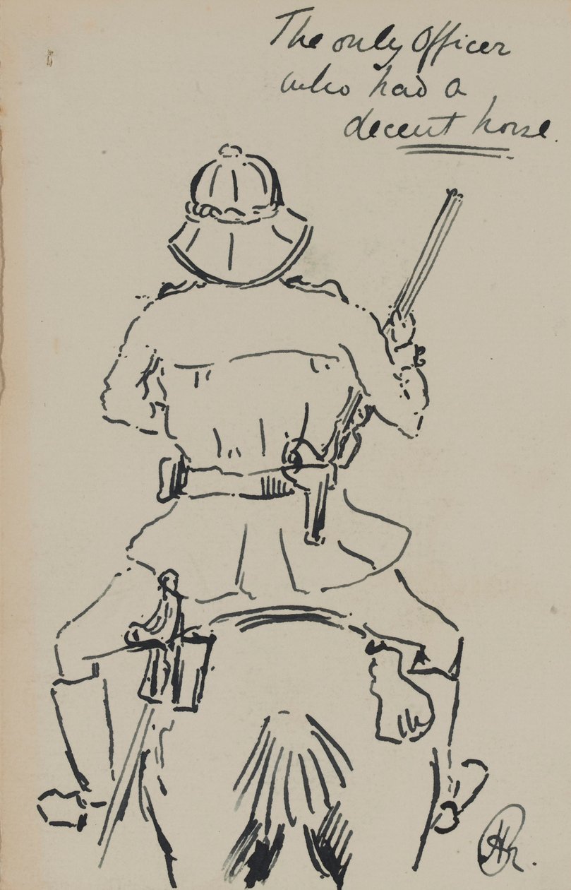 De Enige Officier die een fatsoenlijk paard had door English School