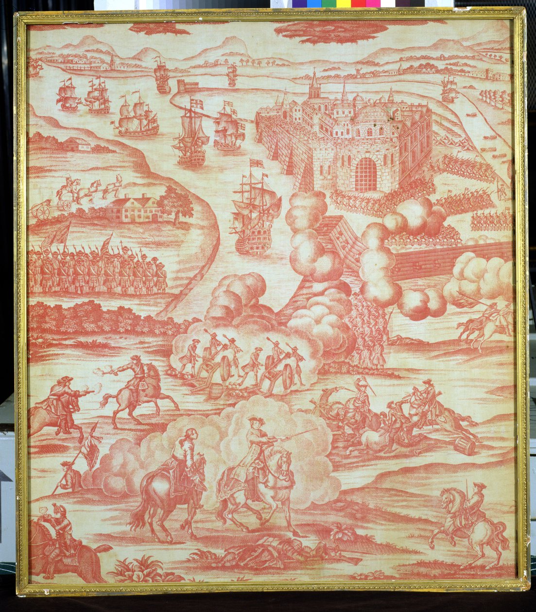 De Bestorming van Quebec, c.1775 door English School