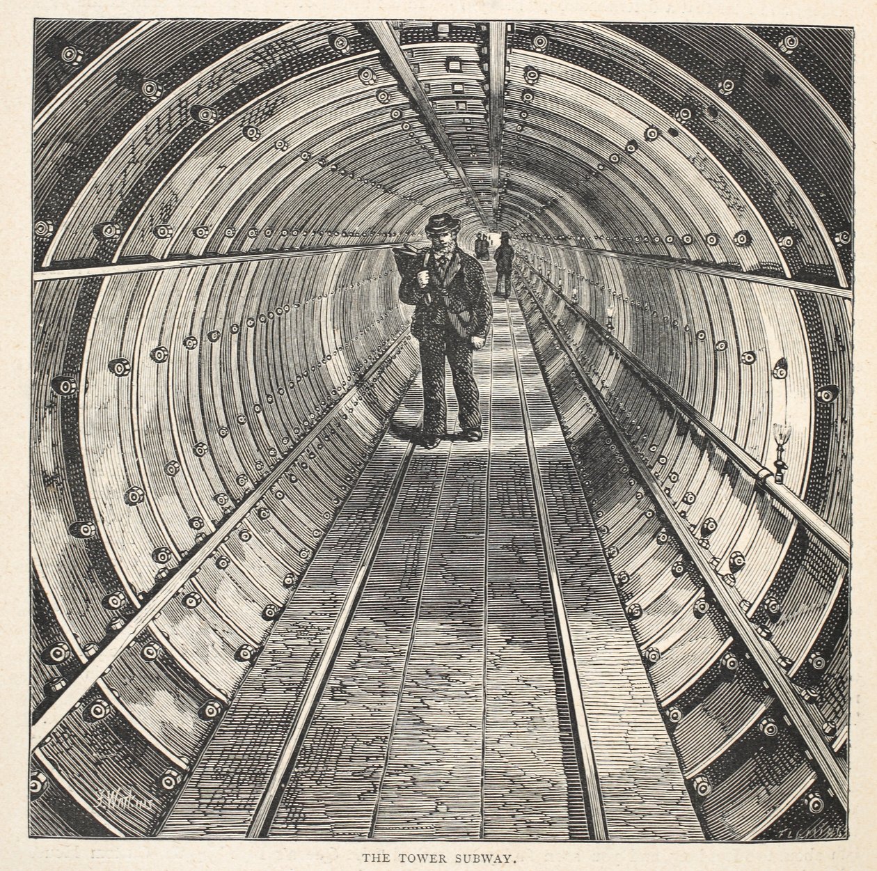 De Tower Subway, 1870 door English School
