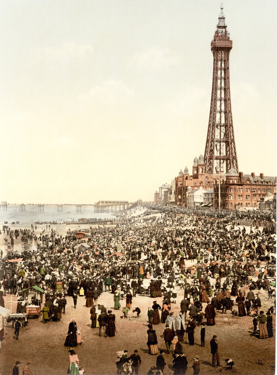 De Toren en strand, Blackpool door English School