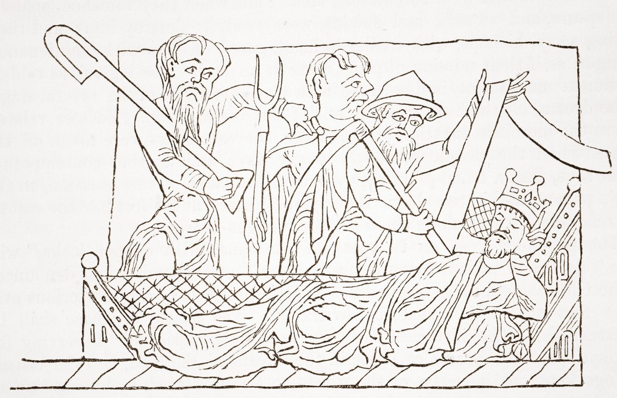 De Visioen van de Boeren, uit De Profetieën van Merlijn door English School
