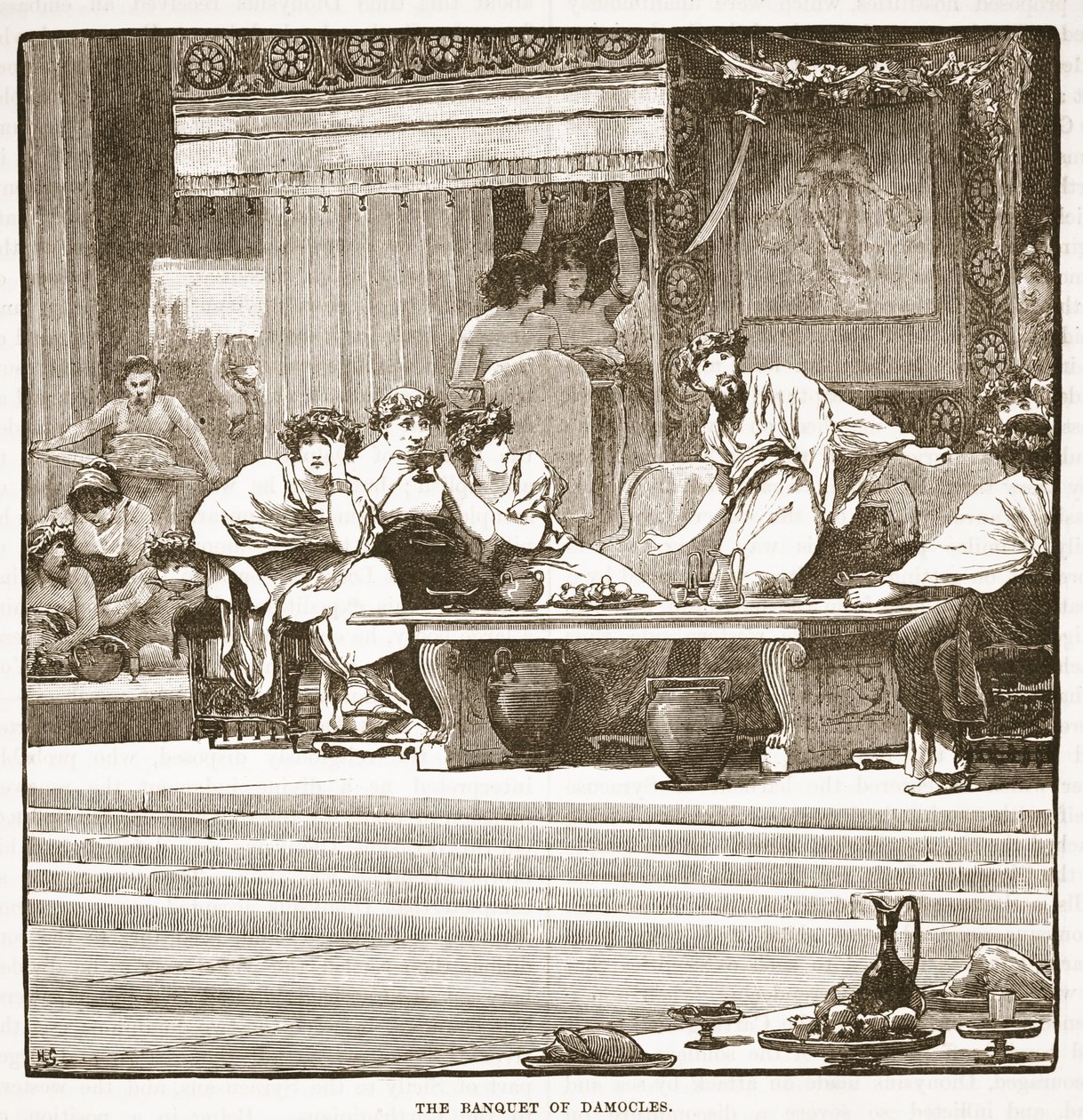 Het banket van Damocles door English School