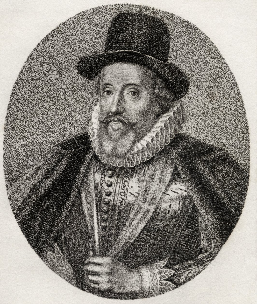 Thomas Howard, gegraveerd door Bocquet, illustratie uit 