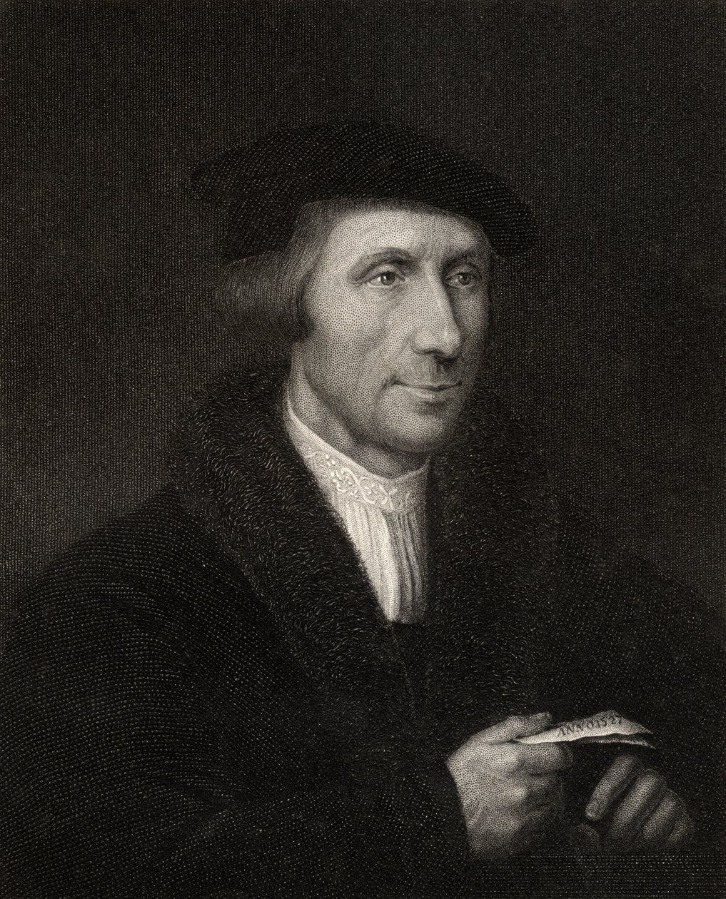 Thomas Linacre, of Lynaker, gegraveerd door H. Cook uit 