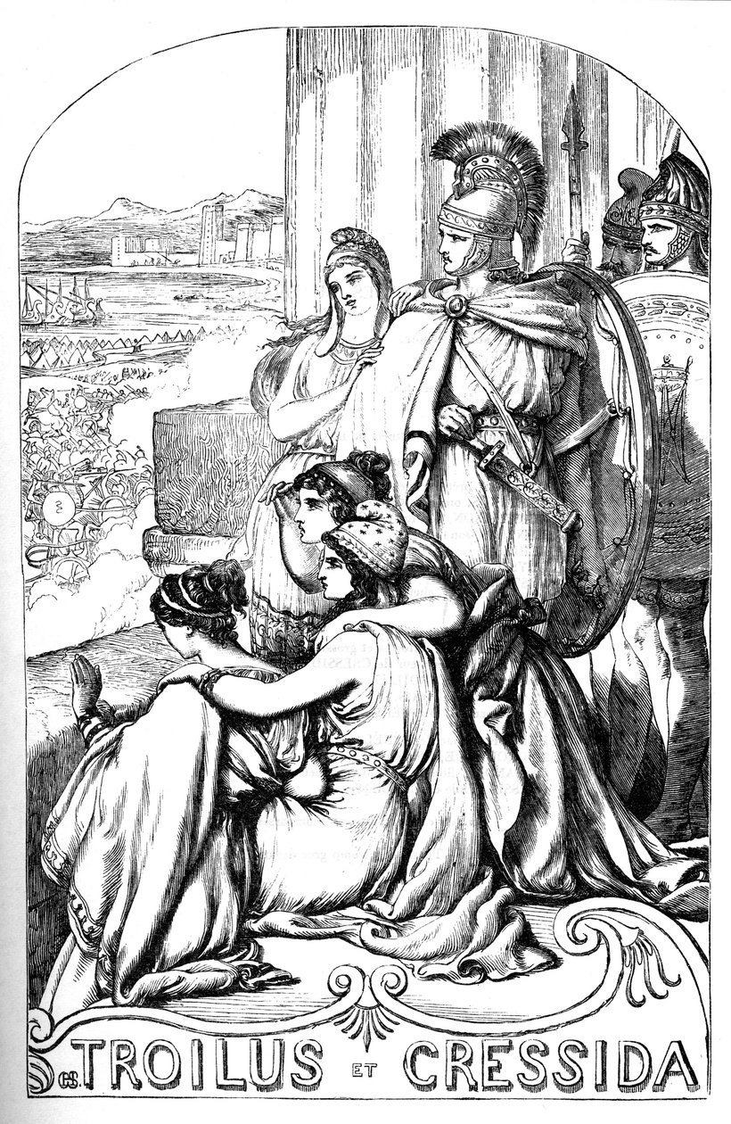 Troilus en Cressida - Illustratie in 