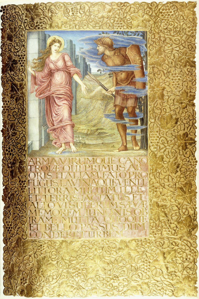 Venus en Aeneas, 1874-ca. 1919 door English School