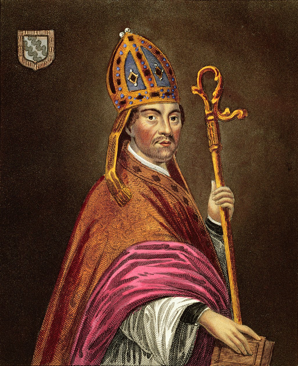 Walter Stapledon (1261-1326), naar een schilderij in de Bodleian Gallery door English School