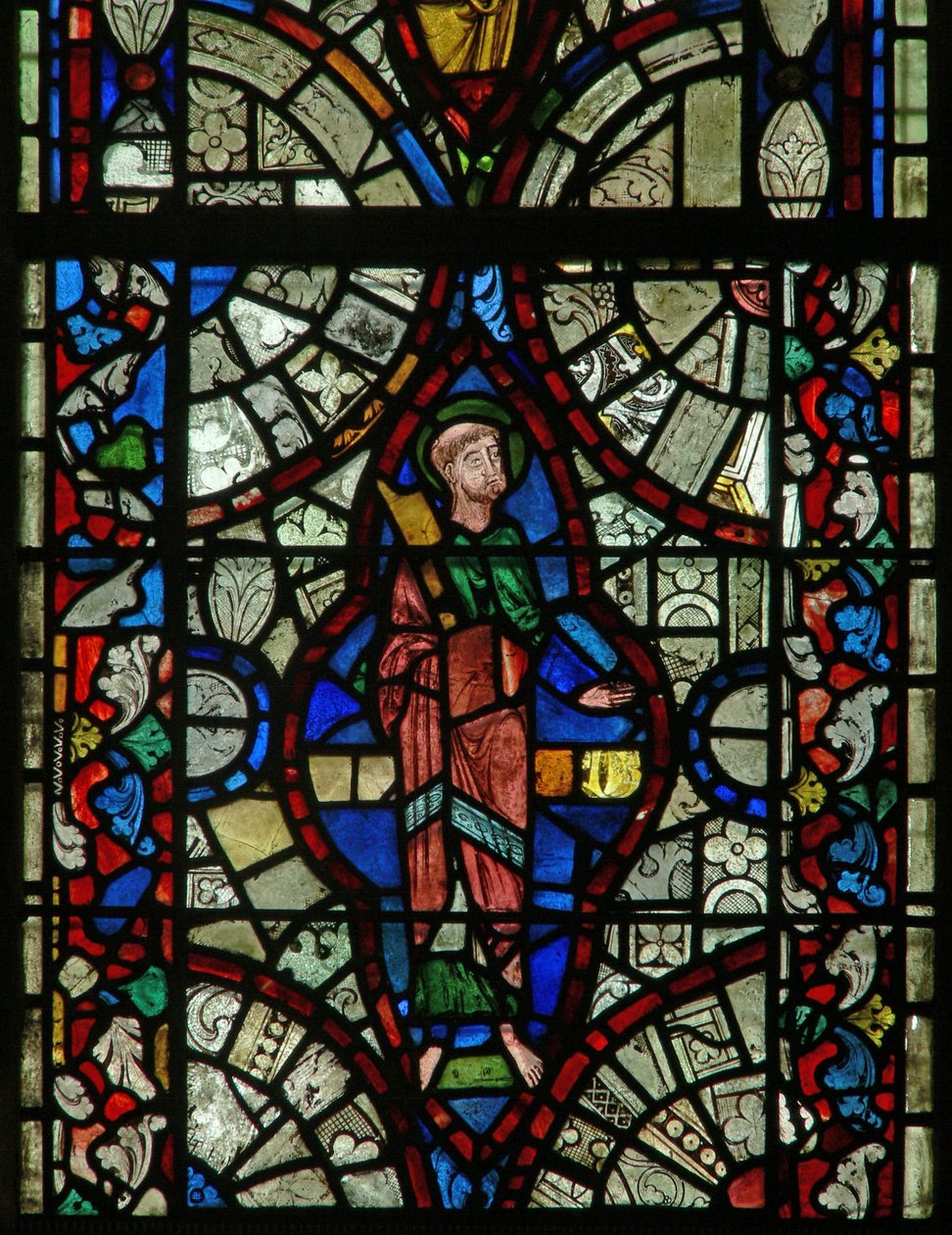 Raam n.II met St. Petrus? door English School
