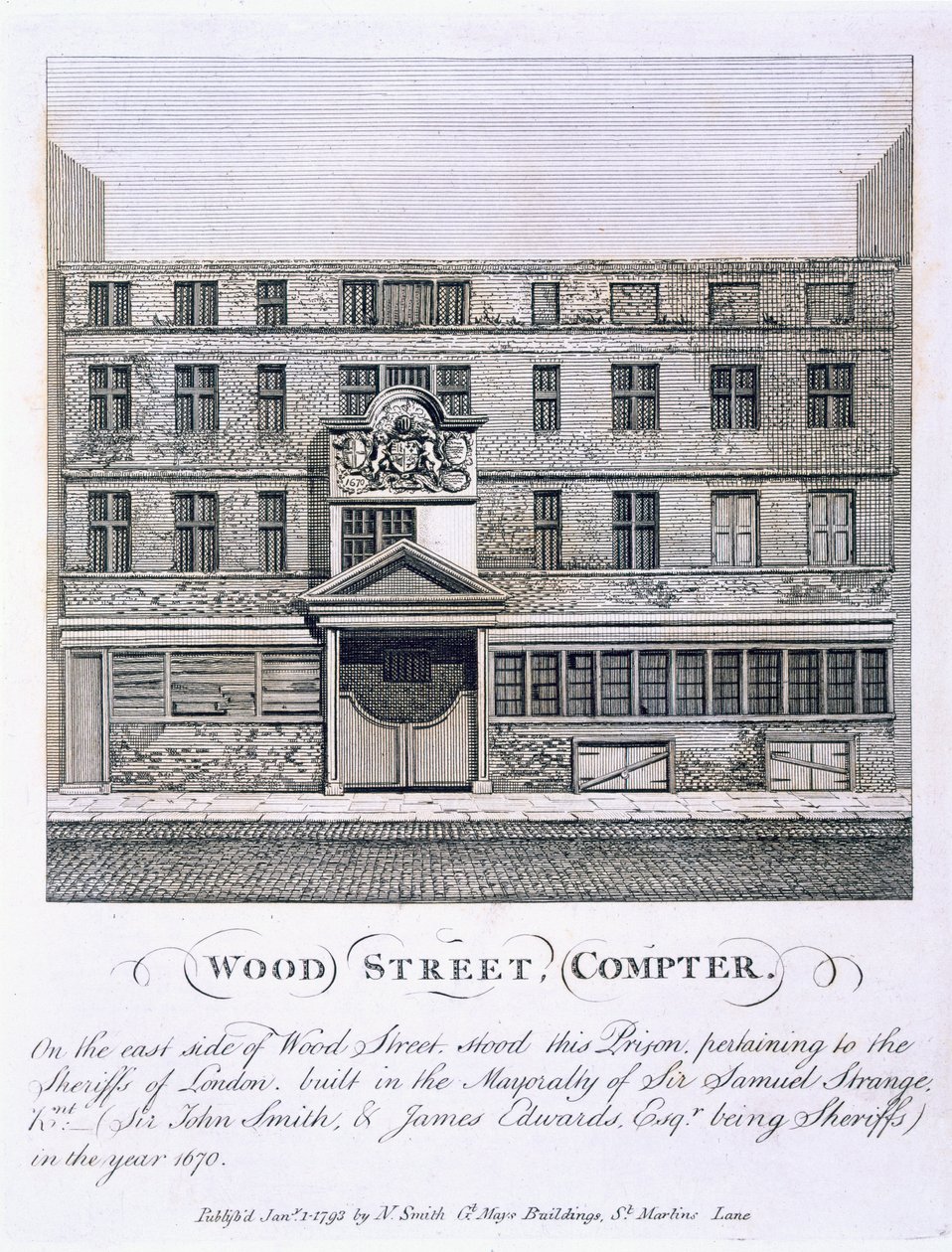Wood Street Compter door English School
