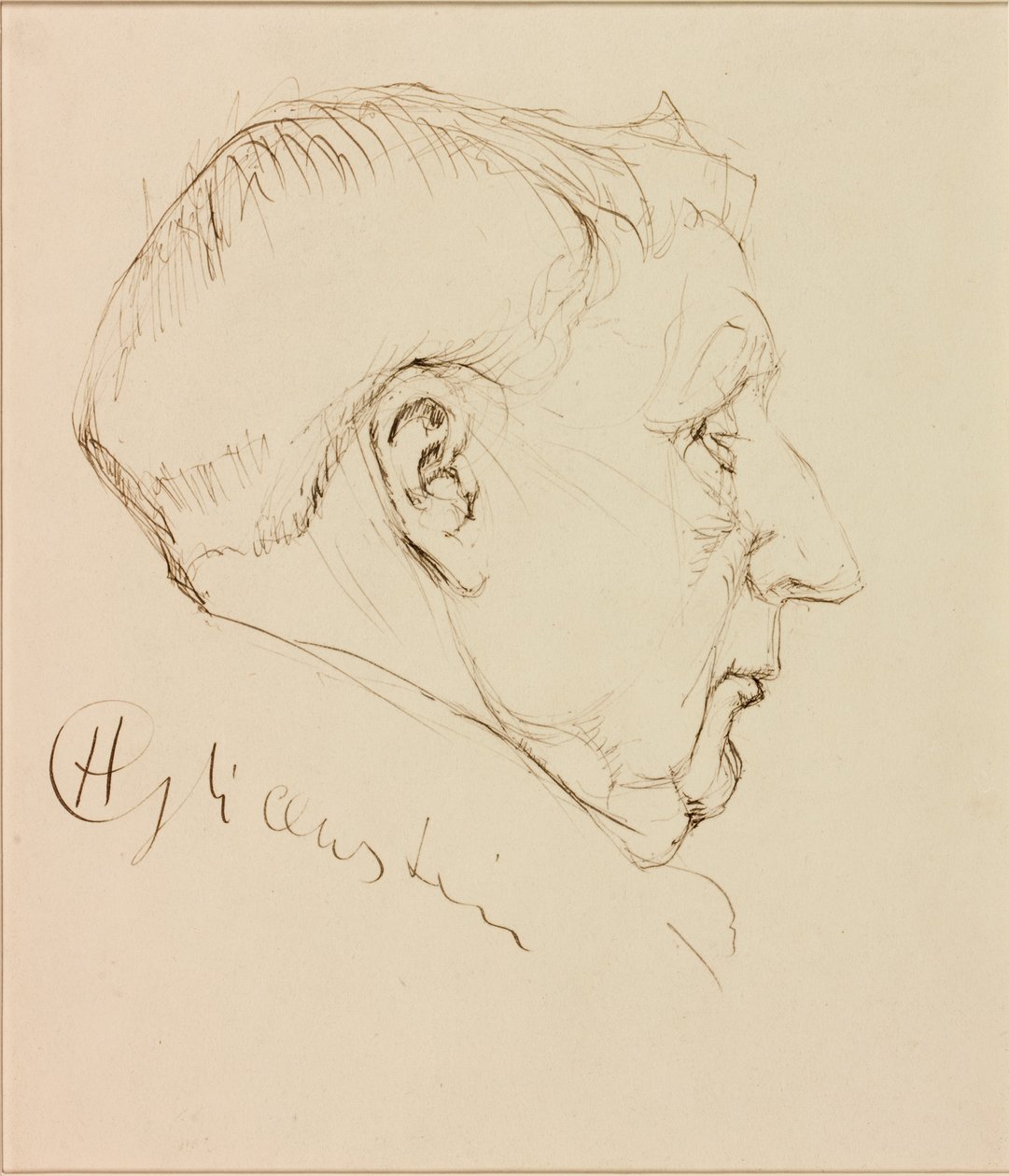 Portret van George Horton door Enoch Henryk Glicenstein