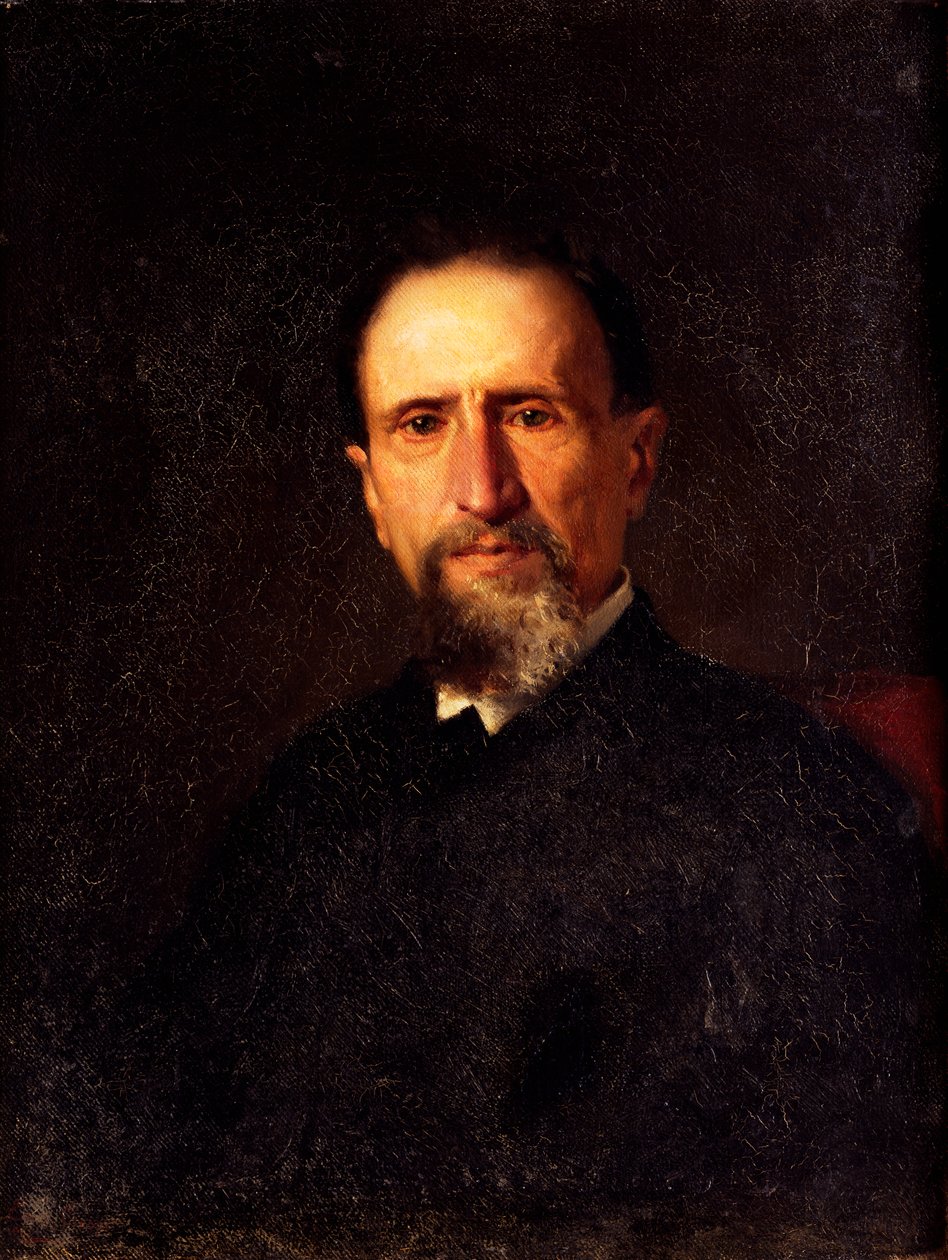 Portret van ingenieur Antonio Magni door Enrico Crespi