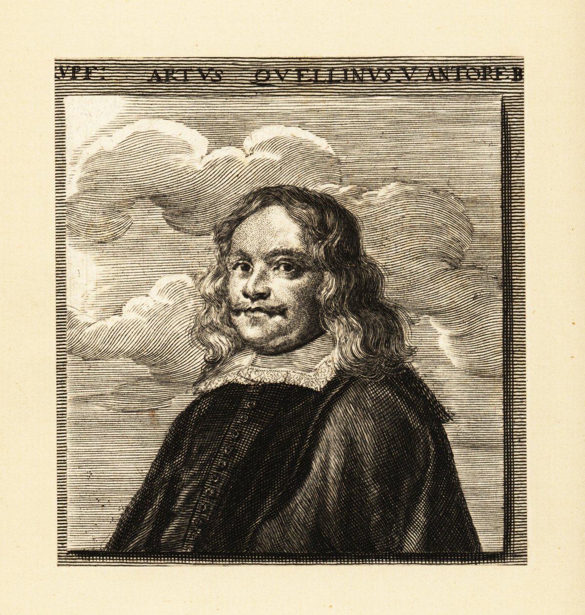 Artus Quellinus de Oudere, Vlaamse beeldhouwer door Erasmus (after) Quellinus