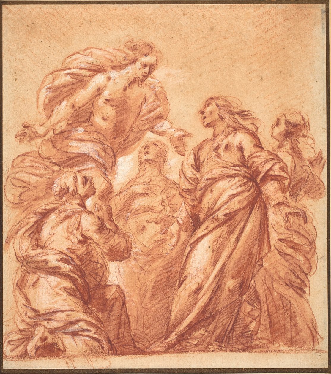 Christus Verschijnt aan de Vier Maria