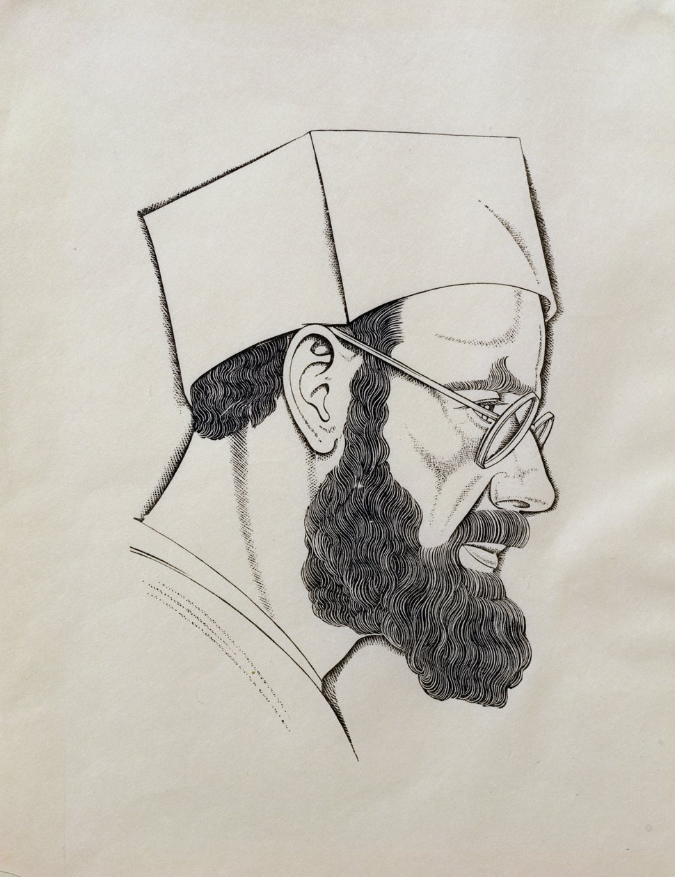 Zelfportret door Eric Gill