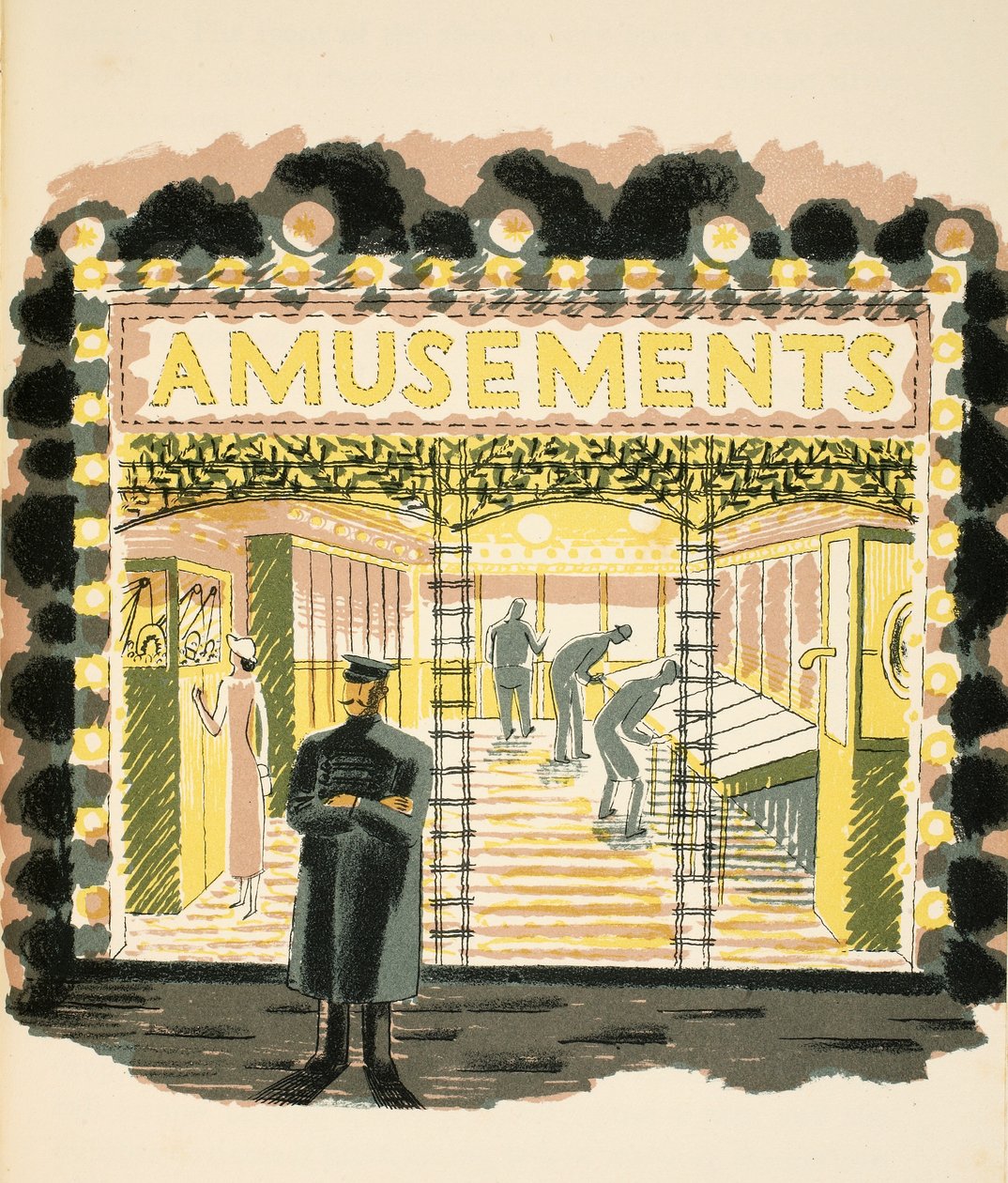 Amusement Arcade, illustratie uit 