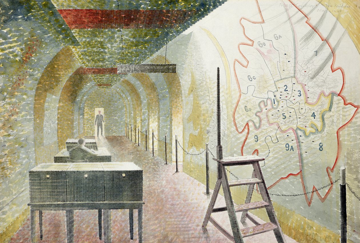 Nr. 1 Kaartgang door Eric Ravilious