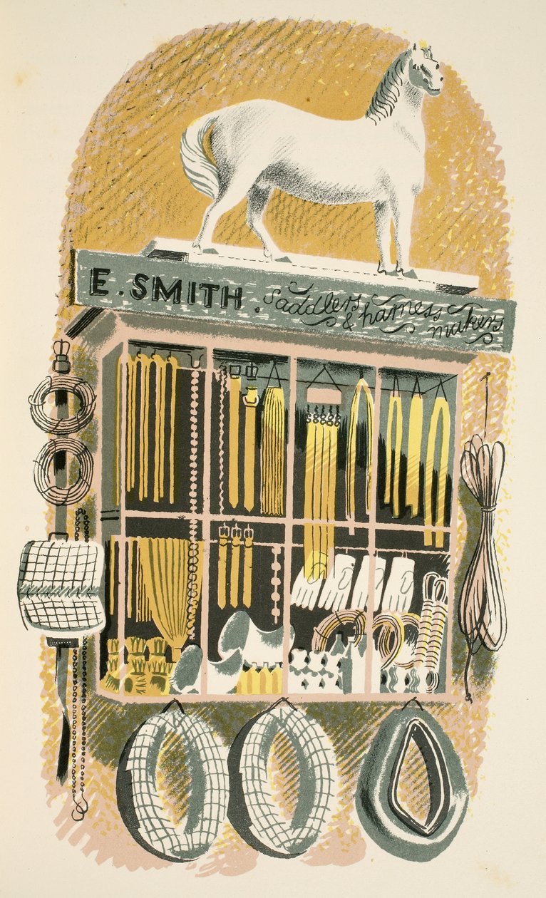 Zadelmaker en harnasmaker, illustratie uit 