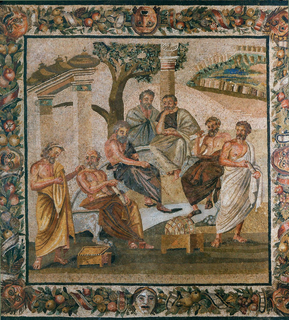 Een gesprek tussen filosofen door Erich Lessing