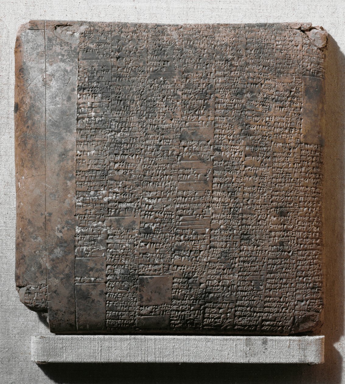 Jaarverslag over de productie van hout en riet uit de stad Unna, gedateerd jaar 4 van de regering van Bur-sin ... door Erich Lessing