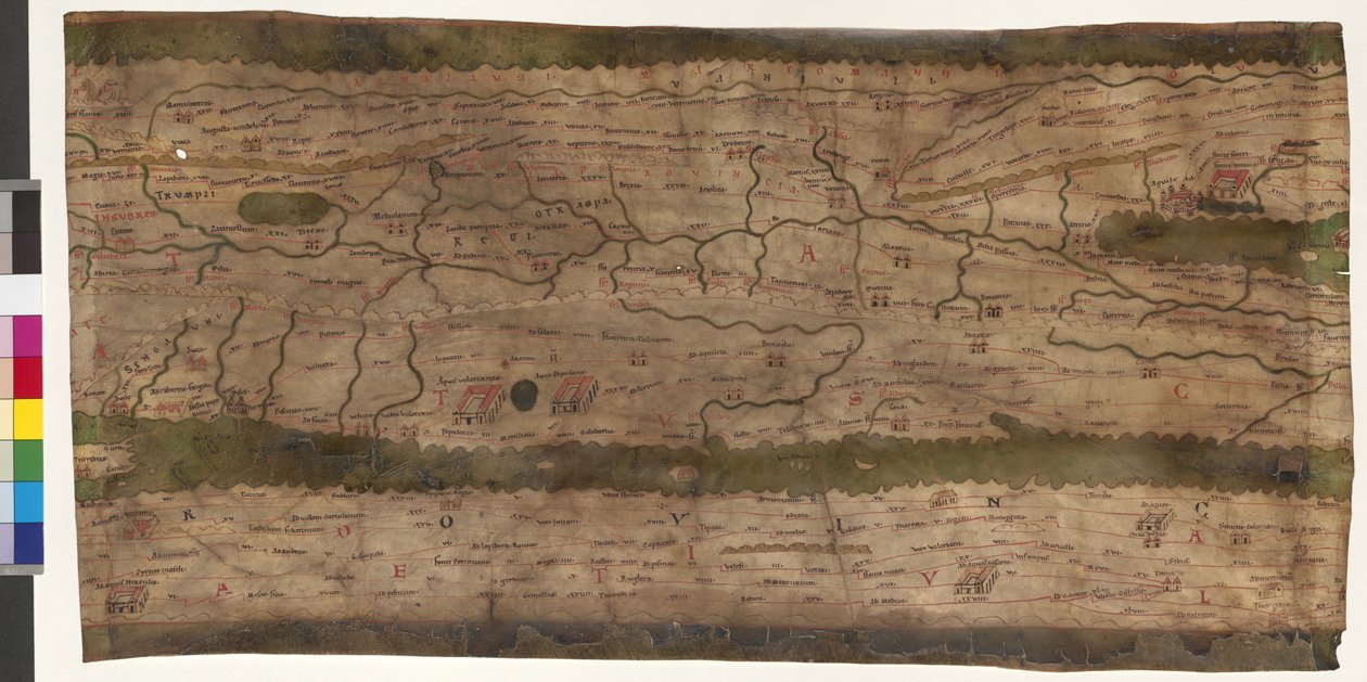 Beieren en Oostenrijk (de provincies Raetia en Noricum), Boven-Italië, een deel van Joegoslavië; Algerije en Tunesië in Afrika. door Erich Lessing