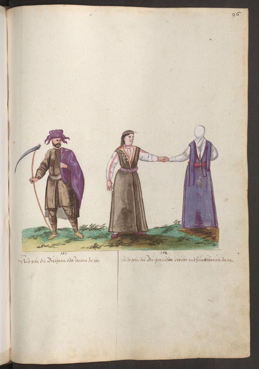 Bulgaarse man en vrouw door Erich Lessing