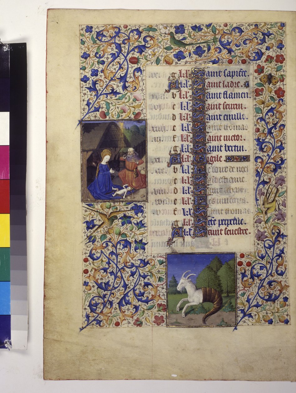 Volledige pagina: kalenderpagina voor december door Erich Lessing