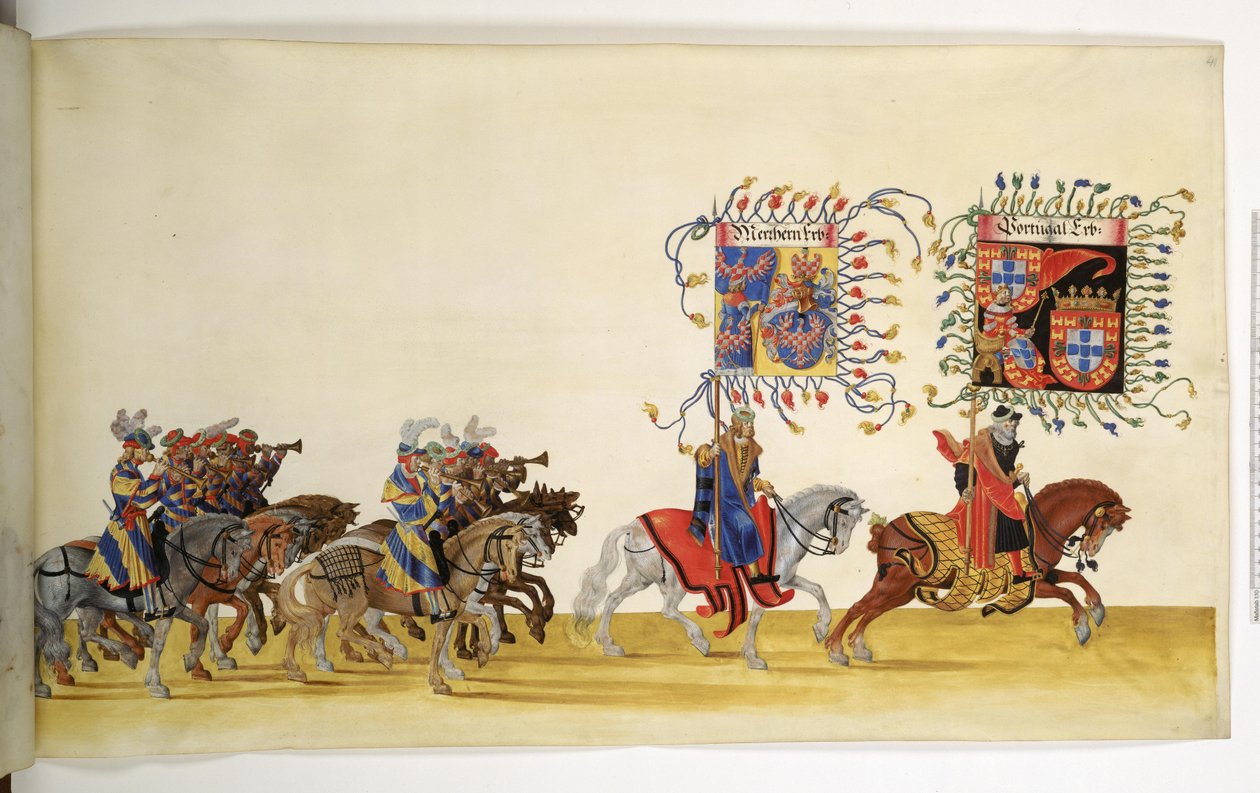 Volledige pagina: detail uit de Triomfantelijke Processie, ca.1550-1600 door Erich Lessing