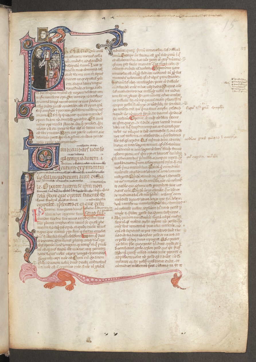 Volledige pagina: tekst en geschiedkundige initialen door Erich Lessing