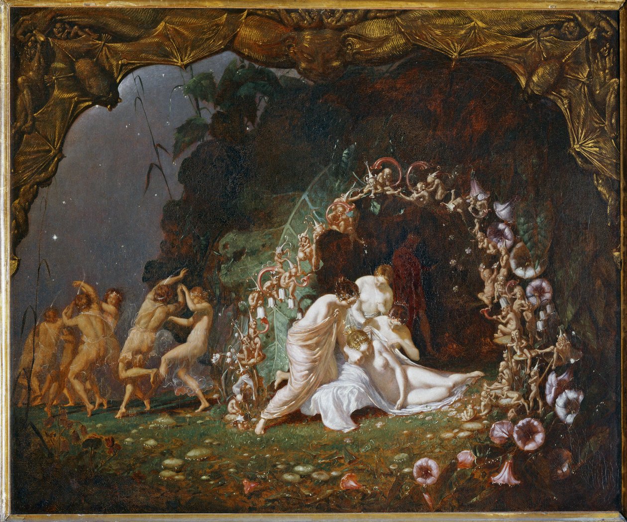 De sommeil van Titania - Titania slaapt ... door Erich Lessing
