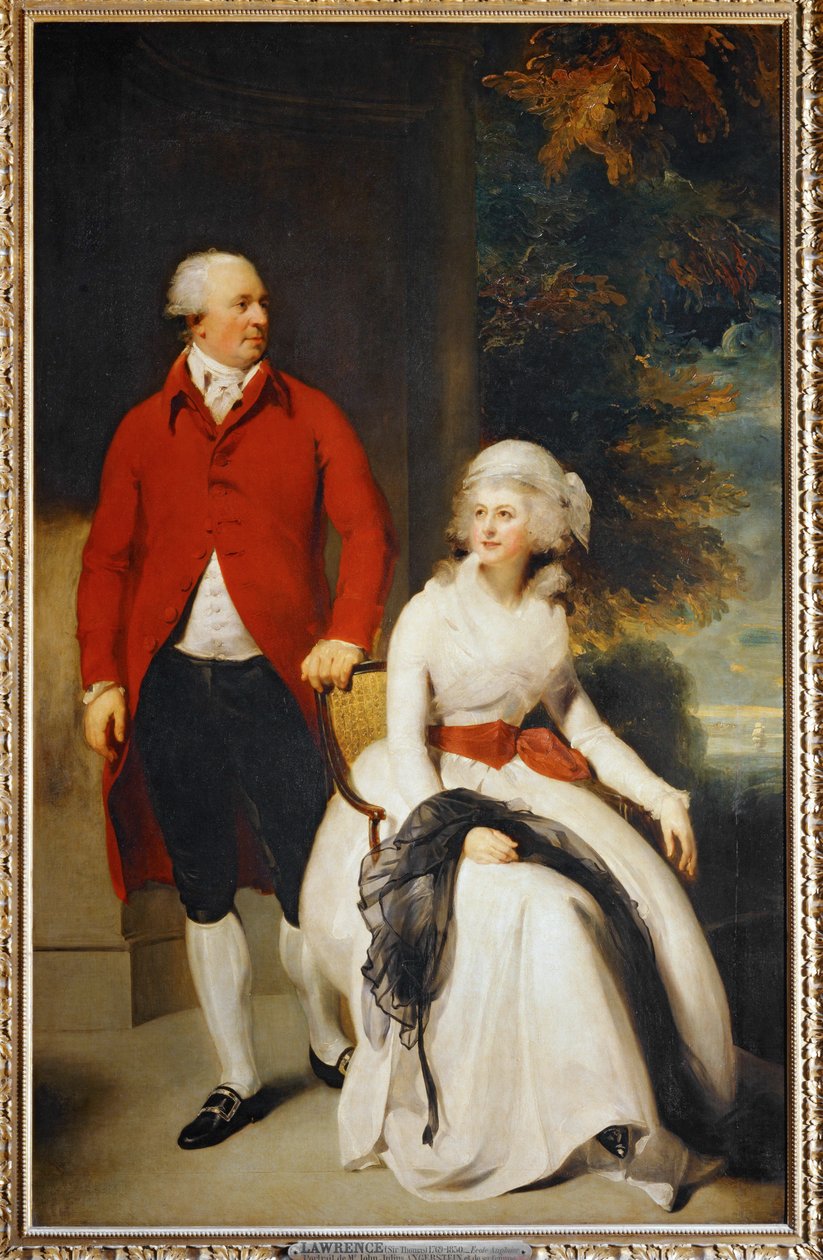 Mr en Mrs John Julius Angerstein, bankier ... door Erich Lessing