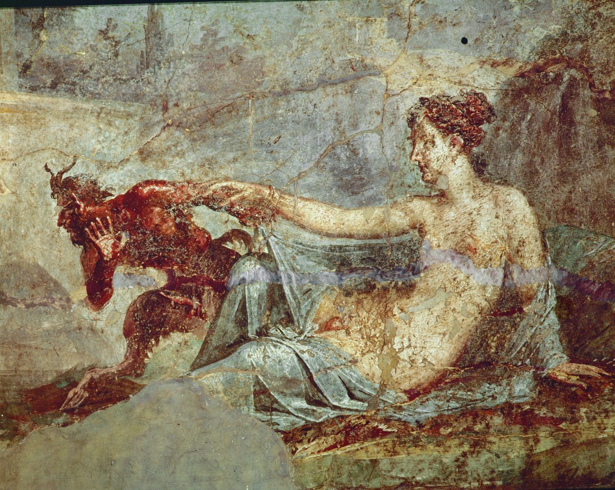 Pan op de vlucht voor een hermafrodiet door Erich Lessing