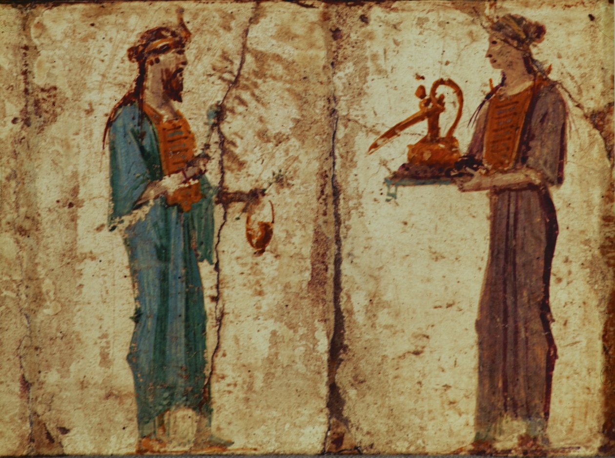 Priester en Priesteres van Isis door Erich Lessing