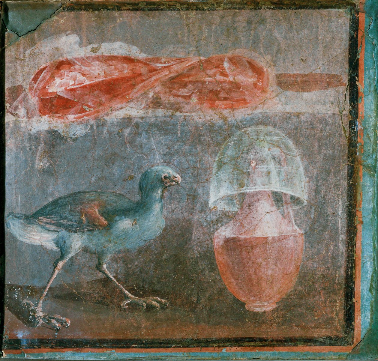 Stilleven met kip door Erich Lessing