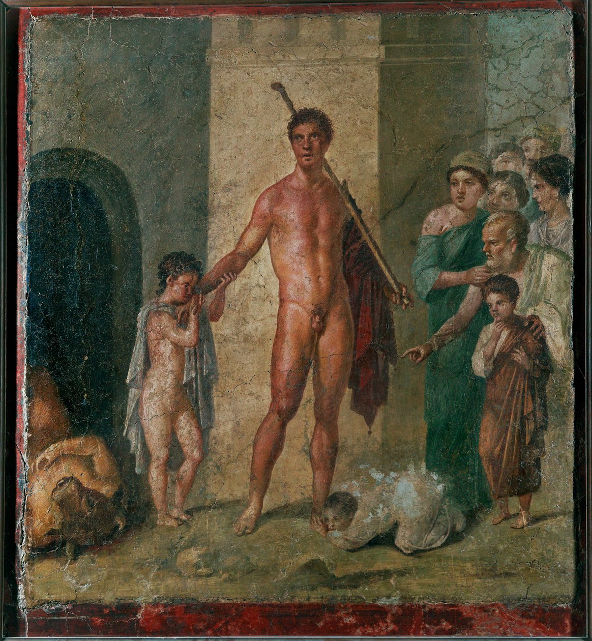 Theseus en de minotaurus door Erich Lessing