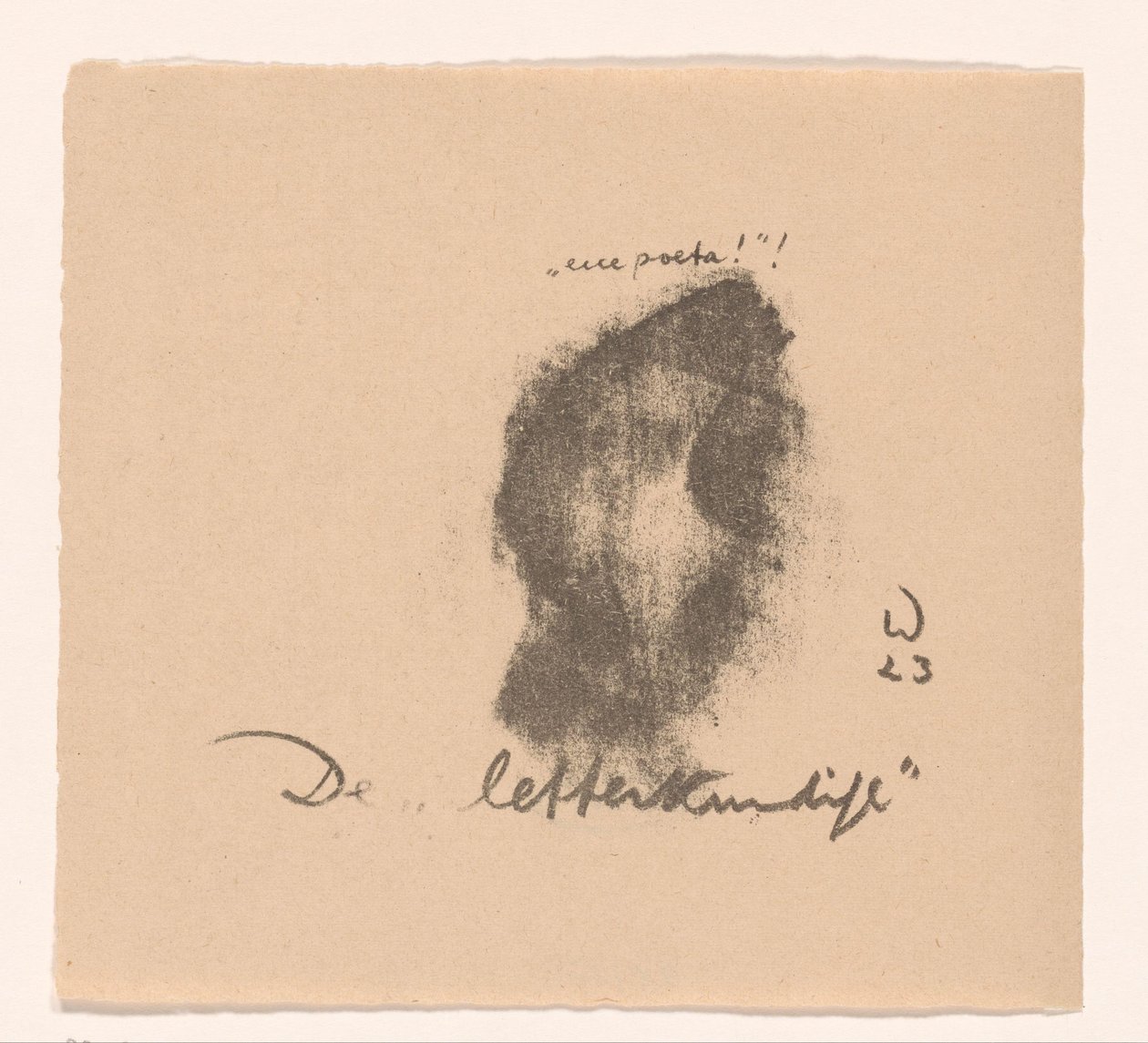 De letterkundige door Erich Wichmann