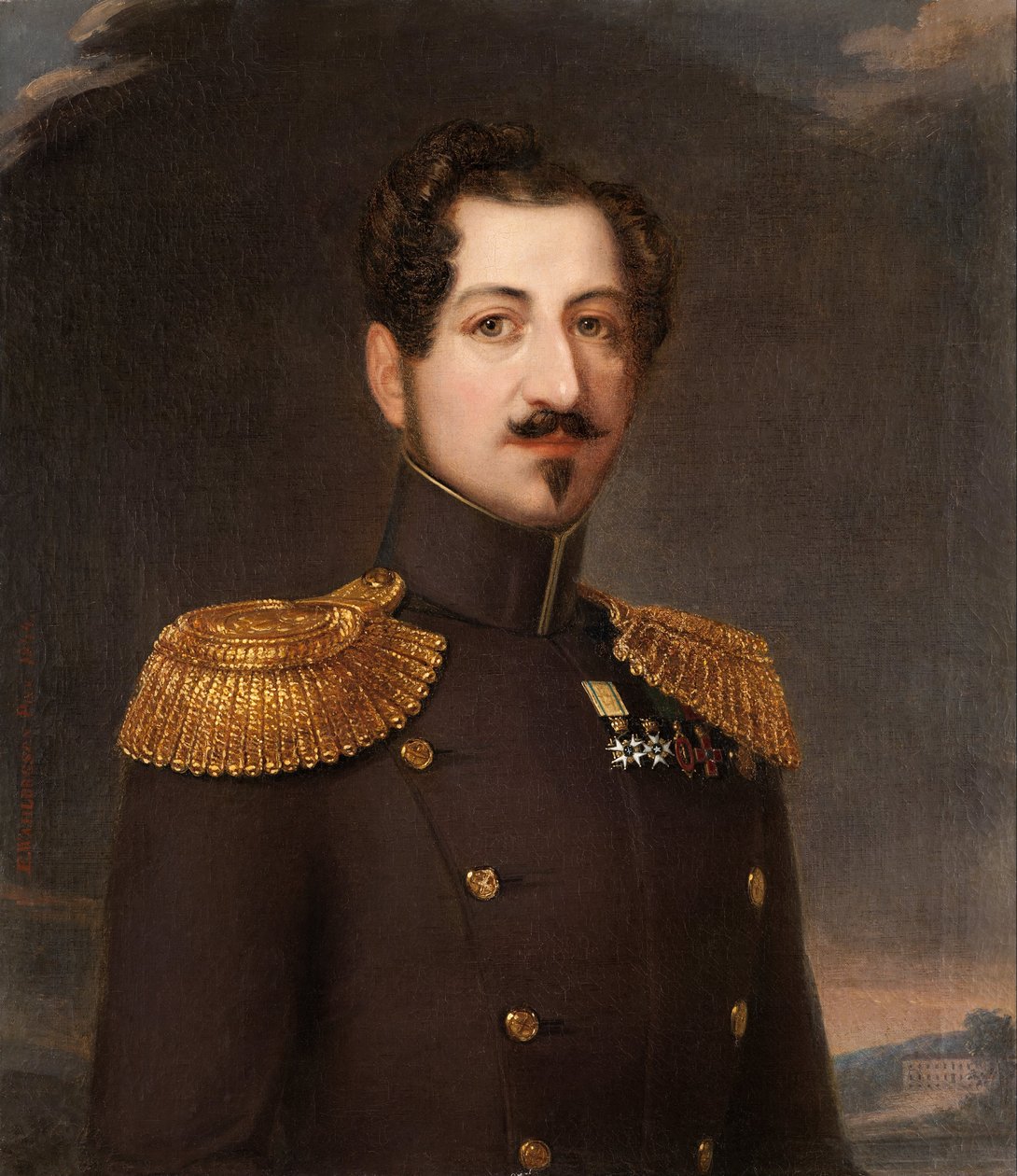 Oscar I, Koning van Zweden en Noorwegen, 1844 door Erik Wahlberg