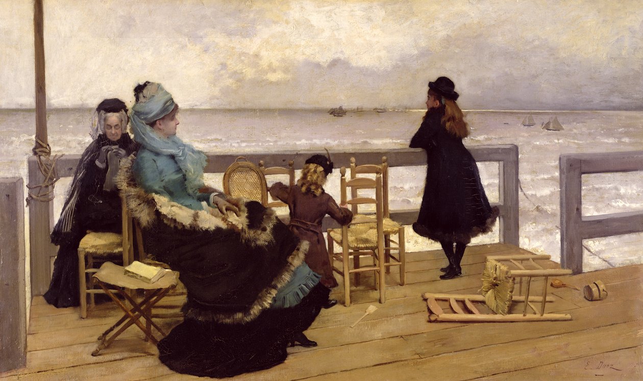 Het einde van oktober door Ernest Ange Duez