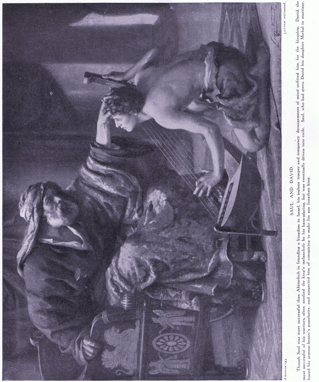 Saul en David door Ernest Normand