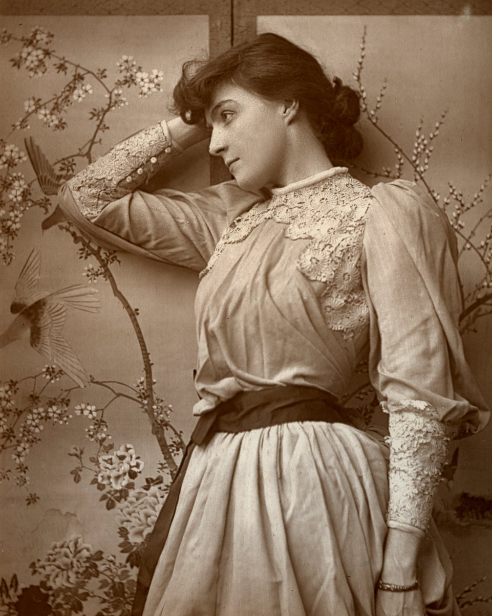 Cora Urquhart Brown-Potter, Amerikaanse actrice, 1887 door Ernest Barraud