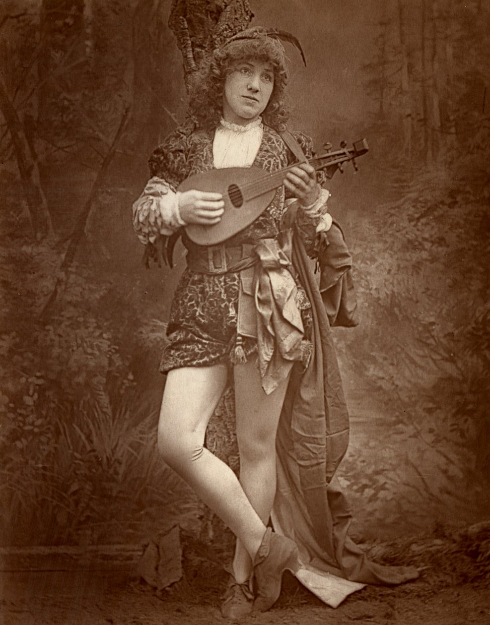 Grace Hawthorne, Amerikaanse actrice, 1888 door Ernest Barraud