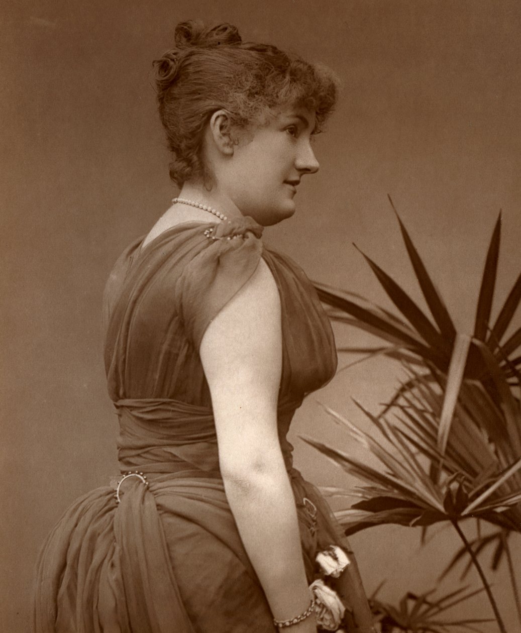 Miss Edith Woodworth, Britse actrice, 1888 door Ernest Barraud