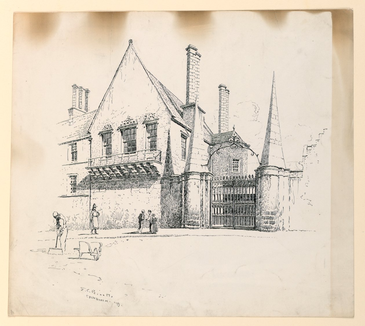 Het Moray House, Edinburgh door Ernest Clifford Peixotto