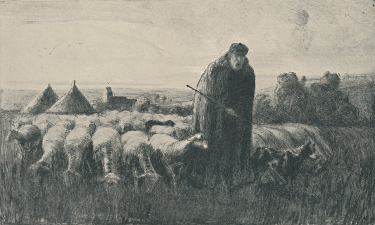 De Picardische Herder, 1919 door Ernest George Beach