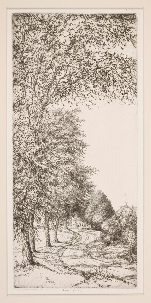 Landweg door Ernest Haskell